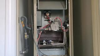 Old 1986 Trane Furnace repair test run