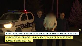 შიდა ქართლის პოლიციამ სექსუალური ხასიათის ქმედების ბრალდებით გორში 1 პირი დააკავა