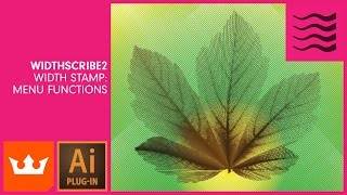 WIDTHSCRIBE2 | Width Stamp: Menu Functions