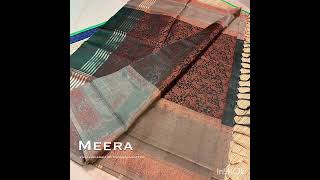 Exclusive Chinnalampattu sarees  with Traditional korvai  Border...