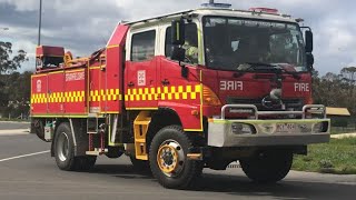 FRV pumper 73B SEV responding and returning and Strathfieldsaye tanker 1 returning