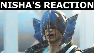 Fallout 4 Nuka World - Nisha's Reaction After The Ending - "Power Play" Quest