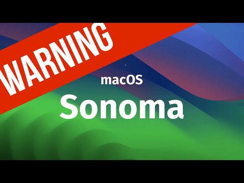 macOS Sonoma Update Warning ️ Do not update until you watch this video
