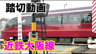 【踏切】近鉄大阪線【鉄道】Railroad crossing Osaka Japan part9