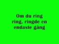 ABBA - Ring Ring - Swedish - Svenska
