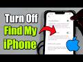 How To Turn Off Find My iPhone - Easy Tutorial