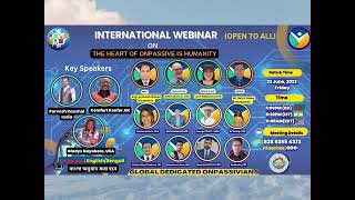 International Webinar of Global Dedicated Onpassivians #shorts #reels