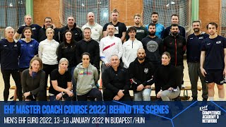 EHF MASTER COACH COURSE 2022 | BEHIND THE SCENES