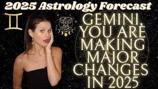 GEMINI 2025 HOROSCOPE ♊ You are entering a HUGE 8-year growth cycle this year with Uranus in Gemini