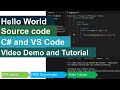 Hello World in C# using VS Code