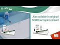 mtaflow repair cement mixing and navitip delivery