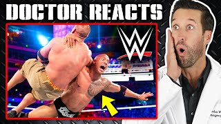 ER Doctor REACTS to Brutal WWE Wrestling Injuries