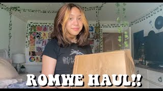 ROMWE HAUL!! + TRY ON HAUL AND REVIEW// trendy tops, dresses and accessories.