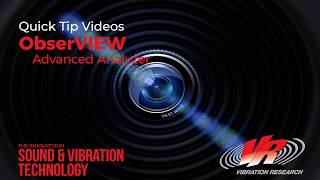 ObserVIEW Advanced Analyzer