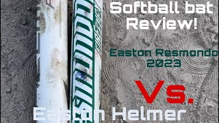 Softball bat review , Easton Resmondo Vs. Easton Helmer . Which ones better ?