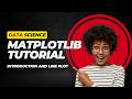 Matplotlib Tutorial – Introduction and Line Plot #Matplotlib #Python #DataVisualization #DataScience