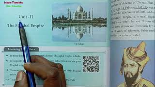 7th standard History term 2 | Unit 2 | The Mughal Empire