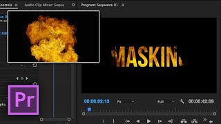 Teknik Masking Di Premiere Pro CC Menggunakan Track Matte Key