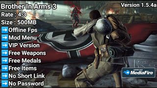 Brother In Arms 3 Mod Menu Free Medal/Weapons/VIP V. 1.5.4a