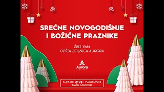 Praznična čestitka 2021 - bolnica Aurora