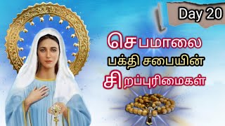 அக்டோபர் 20 || செபமாலை தியானம் || October Rosary Talks, Day 20