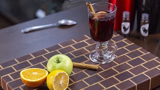 Mulled wine. A tonic drink with a bright taste