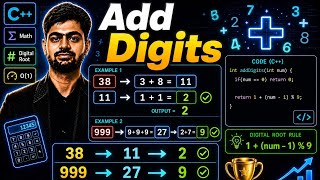 LeetCode 258 | Add Digits | C++ Solution | Digital Root Math Trick