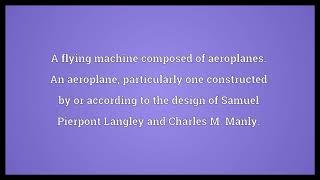 Aerodrome Meaning