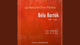 44 Duos for Two Violins, Book III, Sz. 98: XXXIII. Aratáskor (Harvest Song)