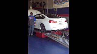 BMW M4 baseline dyno, stock