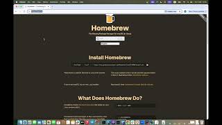Install Python on MacOS using Homebrew