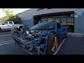 REBUILDING A WRECKED FERRARI 488 SPIDER FROM COPART