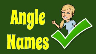 HOW to NAME & CLASSIFY an Angle