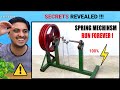 Spring mechanism runs forever. DIY Free Energy Generator