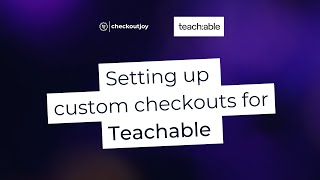 Custom checkouts for Teachable 🤩