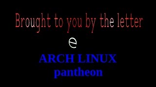 Pantheon Arch Linux