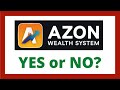 AZON Wealth System Review - Legit AI App?