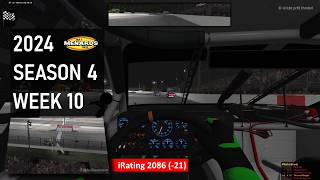 Massive gap at Langley #topsplit ARCA iRacing Season 4 2024 Week 10