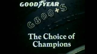 Goodyear Tyres, The Choice of Champions, TV Commercial 1977