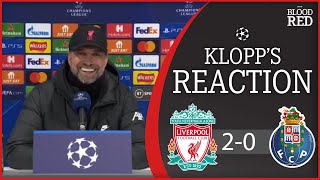 "INCREDIBLE GOAL" Jurgen Klopp Reacts To Thiago Goal | Liverpool 2 0 Porto