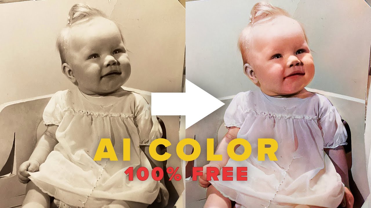 Colorize Black And White Photos With AI - SUPER EASY AND FREE - YouTube