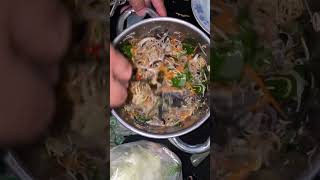 ញាំត្រយ៉ូងចេកពោះគោBanana flower mix with beef #food #cooking #streetfood #family #khmerfood #shorts