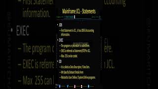 Mainframe JCL- Statements