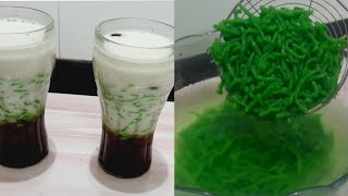 Malaysian Cendol Recipe | Singapore  Street food Cendol | Ramadan Ice drink | Summer Healthy drink