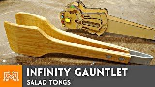 Infinity Gauntlet Salad Tongs (and normal ones too) // Woodworking How To | I Like To Make Stuff