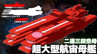 【超大型空母】二連三段空母について徹底解説【ゆっくり解説】【宇宙戦艦ヤマト】