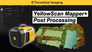 Post Processing YellowScan Mapper+ LiDAR Data Using YellowScan CloudStation and Applanix POSPac