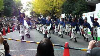 早稲田大学踊り侍、早稲田祭1日目3号館前ステージ１.mpg