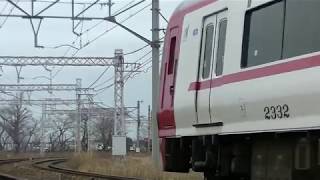 【MH】146レ 名鉄1700系1702編成 笠松到着\u0026東笠松駅跡通過ミュージックホーンハーフ