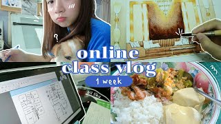 Online class Vlog 1week /ชีวิตเด็กสถาปัตย์ออนไลน์,กิน,เรียน,ทำงานวนไปค่ะ จะเป็นไงไปดูกัน!!